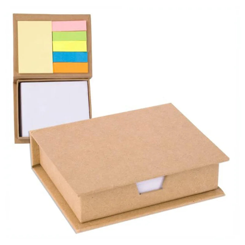 Loose Leaf Sticky Note Pads with Case Made of Durable Paper
