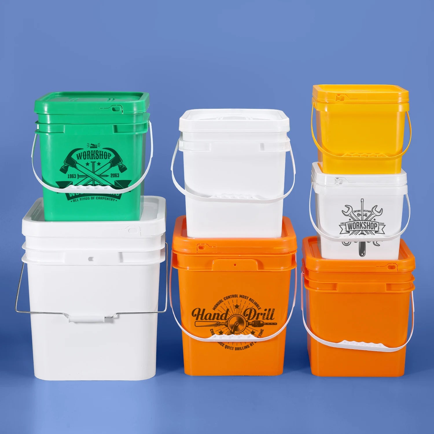 Factory Supplying 20Kg Plastic Juice Screws Bucket With Tap