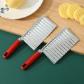 Multi-function Stainless Steel Chopper Wavy Potato Carrot Cutter French Fried Vegetable Slicer Potato Knife