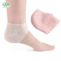 JOGHN Non-Slip Silicon Gasket Foot Pads Heel Pad Gel Sandal Gel Insole Pair Tpe Cushion Dual Insole Wide Heel Pad Socks