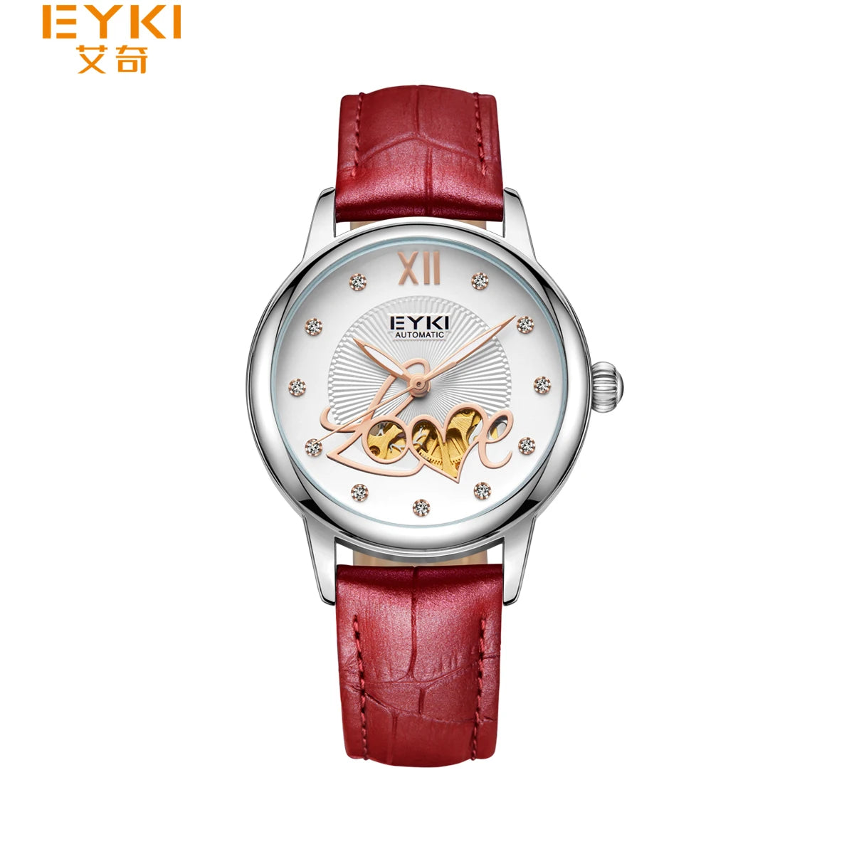 Luxury Women's Watches Relogio Feminino Wristwatches Fashion Casual Automatic Leather Watch Ladies