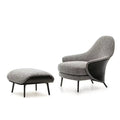 Nordic Modern Accent Chair Home Hotel Luxury Japanese Style Soft Boucle Upholstered Leisure Chair for Living Room or Home Office