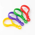 Plastic Snap Clip Snap Hooks Mini Carabiner Buckle Paracord Backpack Straps Bag Parts Backpack Strap Hooks Snap Clip Hook