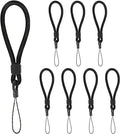 Adjustable Portable Short Lanyard Straps Assorted Color Nylon Finger Straps for Mobile Phone Keys