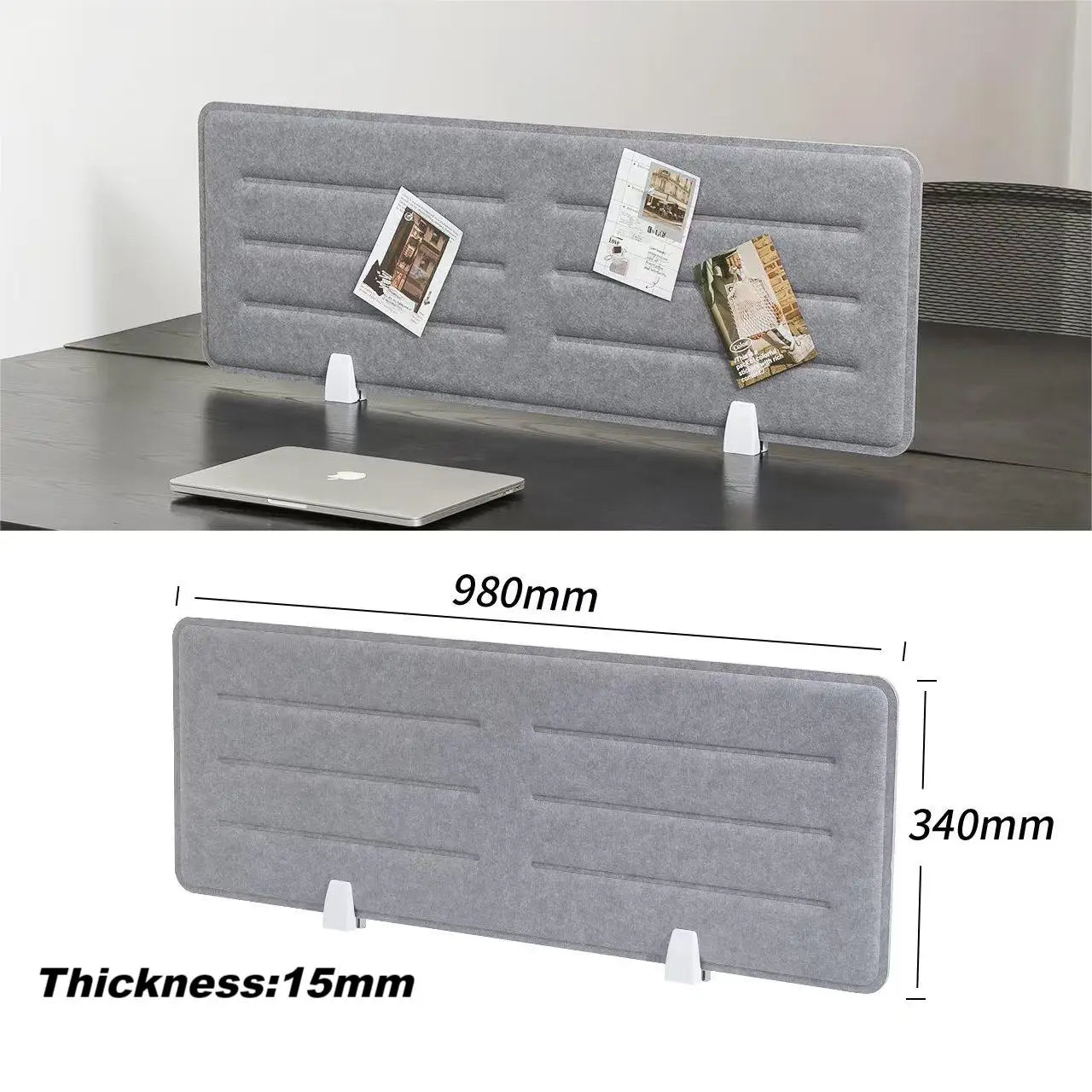 Easy Installation 3D Screen Polyester Fiber Acoustic Panel Sound Insulation Wall Partition for Home Office Workshop Modern Desk