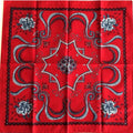 Big Cotton Printed Handkerchief  Europe Traditional  Floral Red Bandana the Netherlands