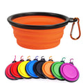 Collapsable Foldable Silicone Travel Outdoor Hiking  Food Water Feeding Pet Cat Dog Bowl