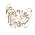 Golden Color Egg Cage Living Room Kitchen Storage Basket Creative Iron Handheld Skeleton Food-Safe Storage Rack Organizer