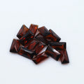Wuzhou Natural Gems Rectangle Shape Garnet Loose Gemstone Low Price Natural Red Garnet Stone