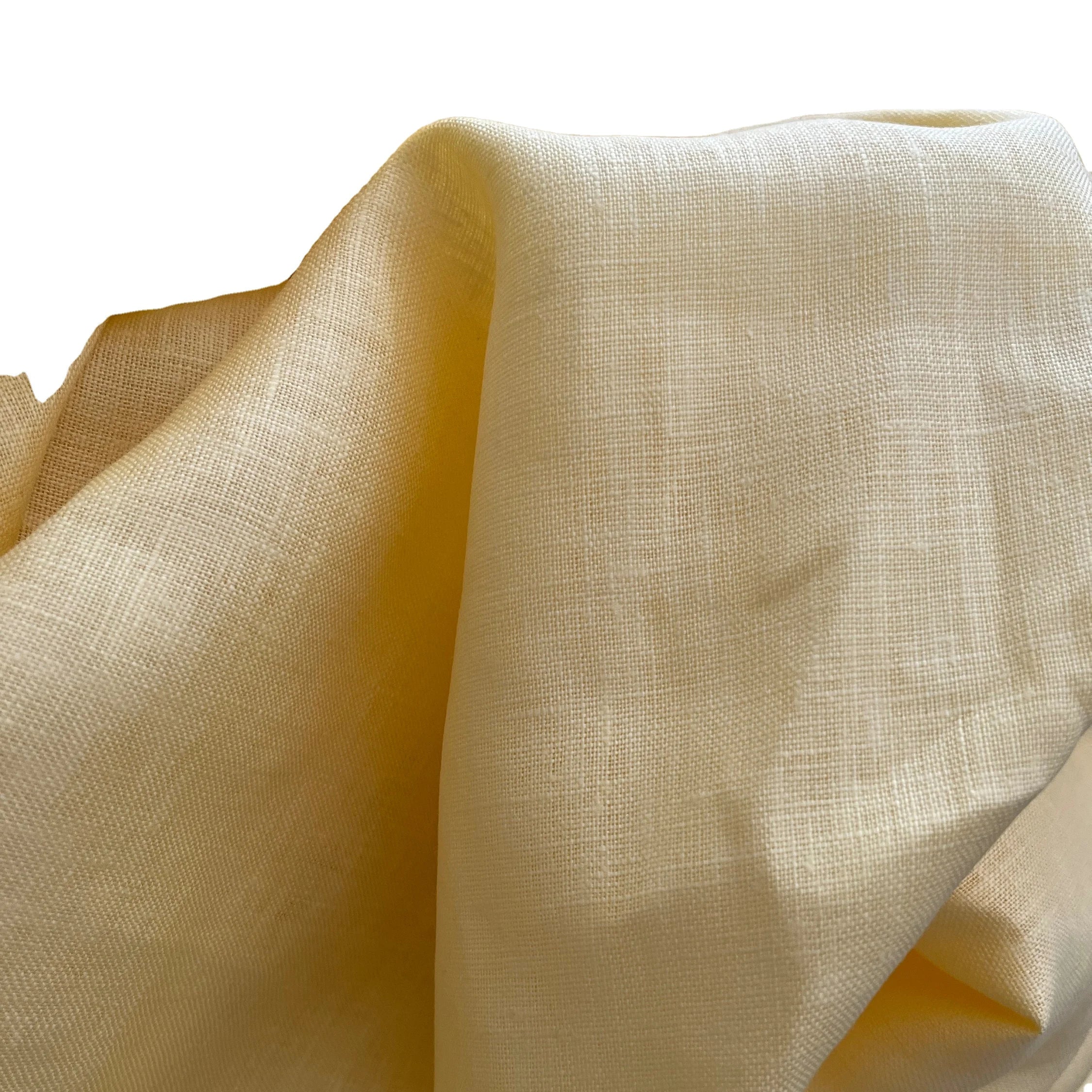 Pure French Linen Fabric Plain Dyed Woven for Women Man Shirt Dress Pants Bread Bags Shopping Bags Medium Weight 156gsm Linen