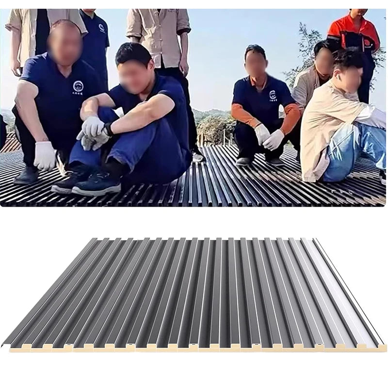 Aluminum Roofing Tiles Boards Screws for Construction Insulated Greenhouse Awning Covers Roofing Panel Shed Cladding Insulated