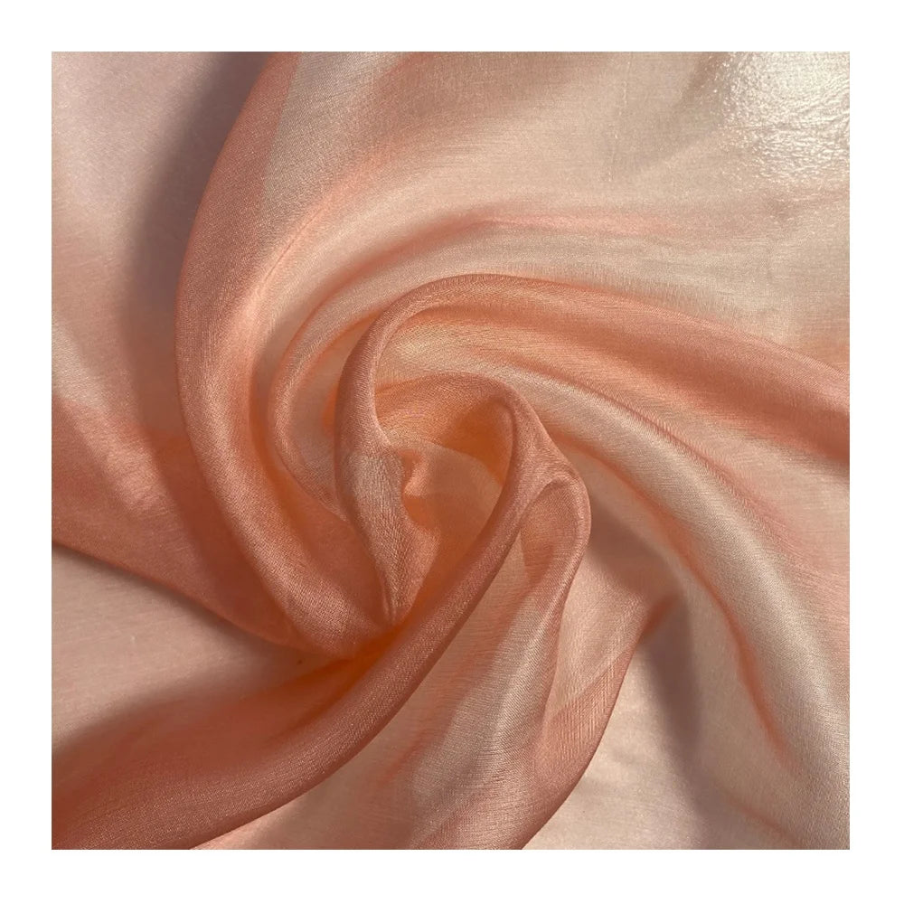 Wholesale 100% Silk Fabric Custom Print 6mm Pure Silk Chiffon Fabric for Wedding Dress