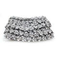 Nickel Plated Metal Sew-On Crystal Rhinestone Chain Trimming for Clothes Shoes & Bags Garment Decoration