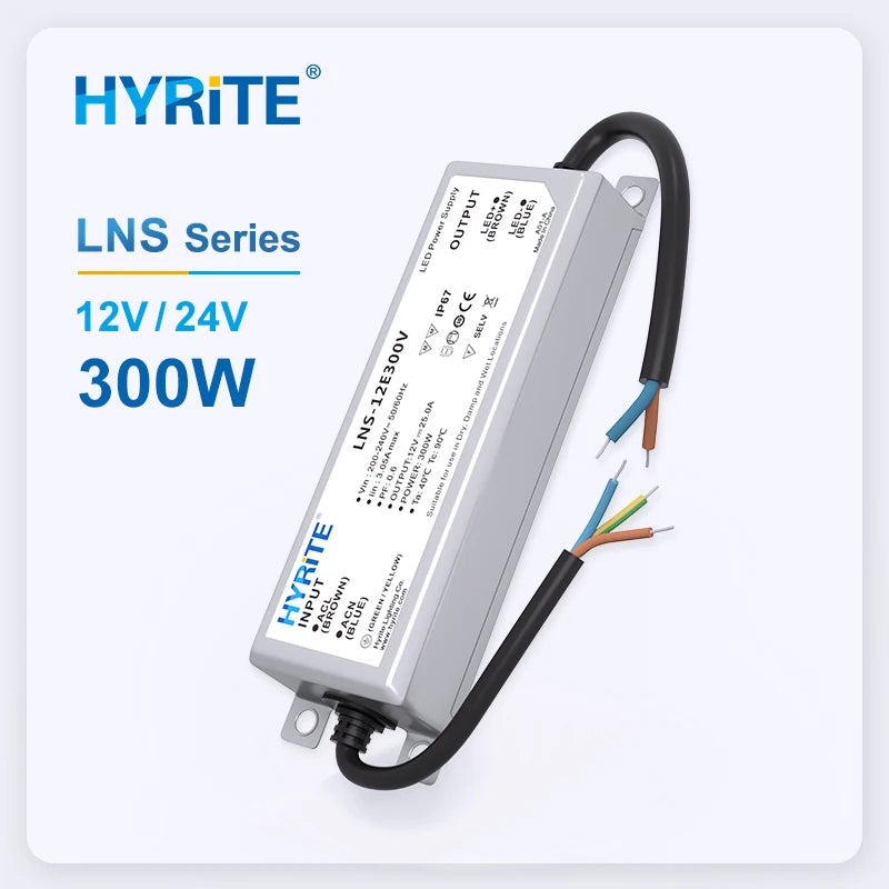 Mean Well Compact Size Wall Light IP67 CV Switching Power Supply Module LED Driver IP67 Waterproof Single Output Light Box