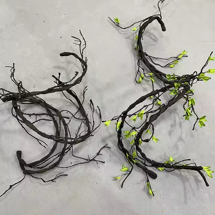 K-0114 Wholesale Artificial Tree Vine Decoration Artificial Dry Grape Tree Branch Artificial Foam Vines Dry Tree Branches