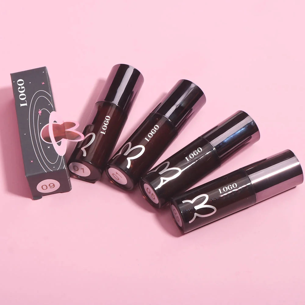 Small Black Tube Moisturizing Lip Gloss Cosmetics Wholesale Bulk Lip Gloss Custom logo Oem Makeup Private Label