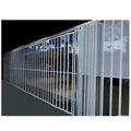 Crystal PVC Accordion Fold Door Clear Polycarbonate Roller Shutter Transparent Plastic Bi-Folding Japanese Side Sliding Door