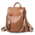 Wholesale Custom Cheap Hot Style Fashion High-Capacity Ladies PU Leather Anti-Theft Female Ladies Backpack Personalized Bagpack
