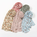 2026 Spring and Summer New Malaysian Turban 55 Colors Pearl Chiffon Printing Scarf Wholesale Custom logo
