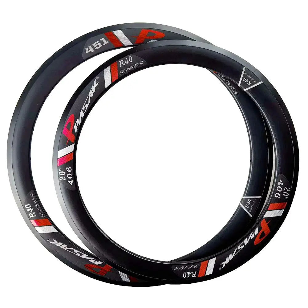 PASAK 20inch bicycle aluminum rim406 bike rims451 folding bike rimes20*1-3/8" 20hole/24hole V brake 40mm 1-1/8" ALLOY 22inch