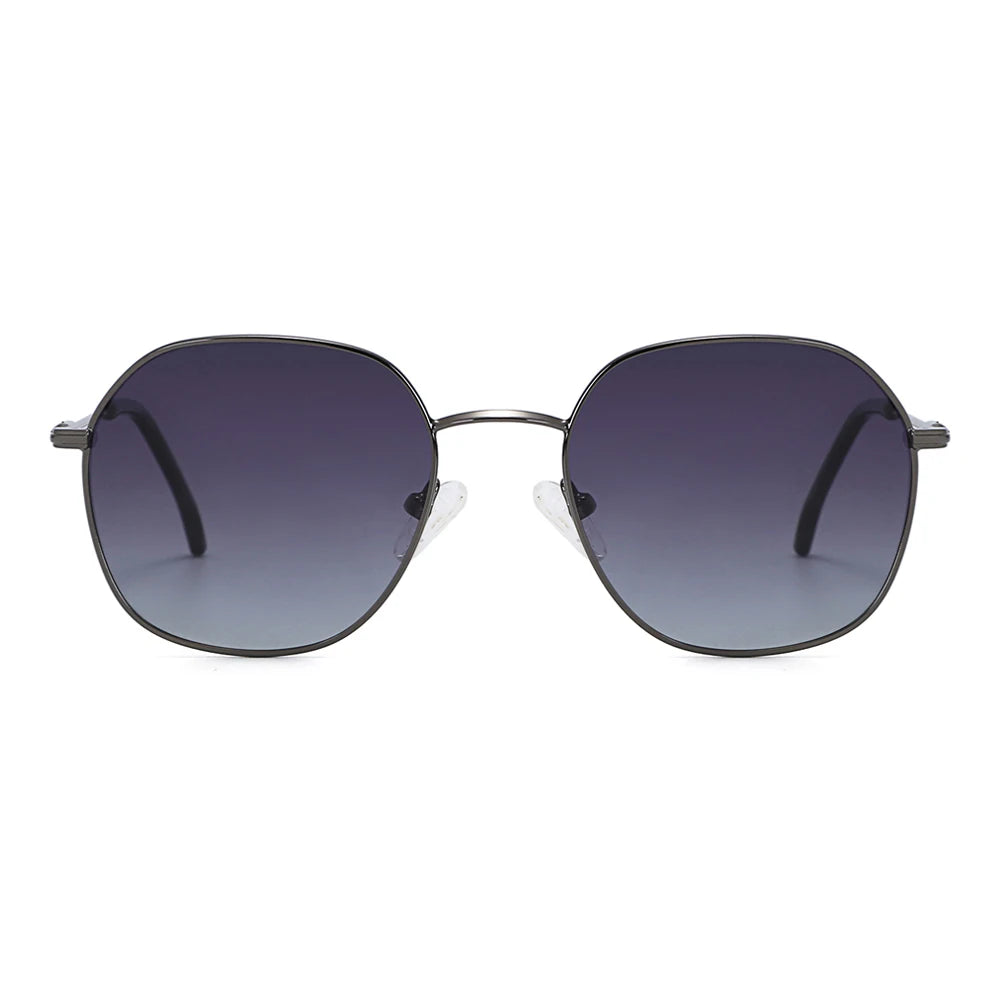 Fashion Unisex Custom Logo Polarized Stainless Steel Frames City Vision Sunglasses