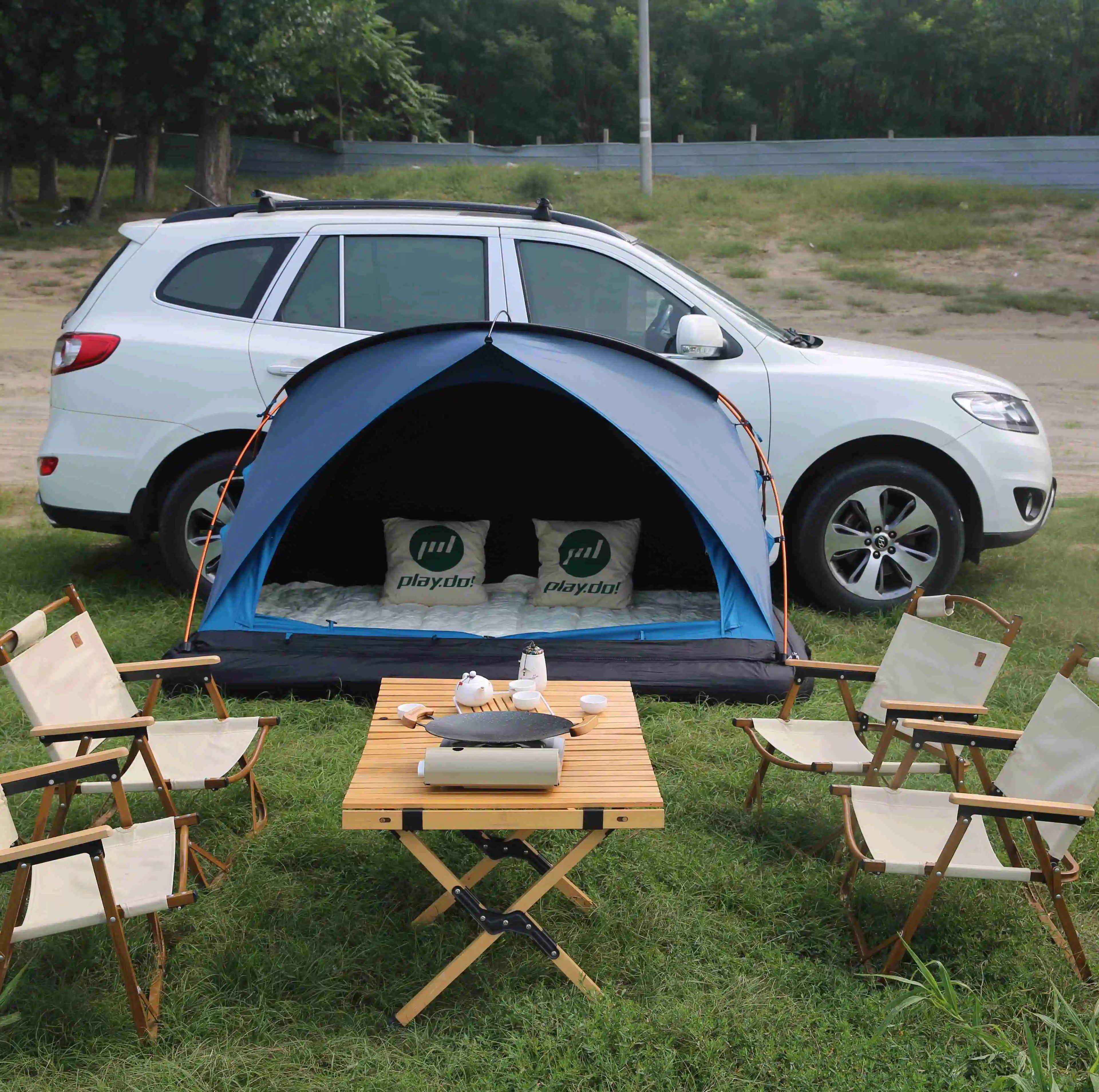 Playdo Inflatable Portable Shell Series Rooftop Tent for Family Camping