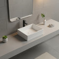 Chaozhou Factory Direct Sale Bathroom Sink Smooth Surface Countertop Ceramic Wash Basin Sink