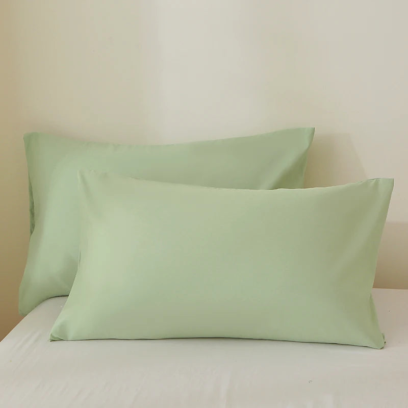Wholesale 50*65 50*70 50*75 50*90cm White 100% Polyester Bed Queen King Size Bed PillowCases Cases Covers Set for Adult Kids