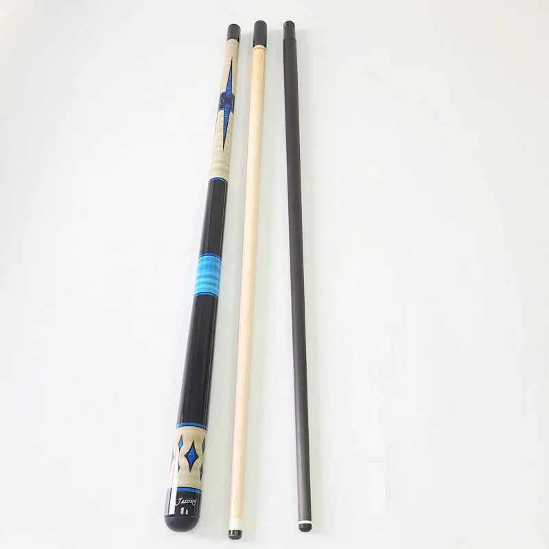 Xmlivet 142cm Length Maple Wood Pool Cues in 12mm Wood Joint Carom Billiards Cue Sticks 2shafts Billiard Accessories