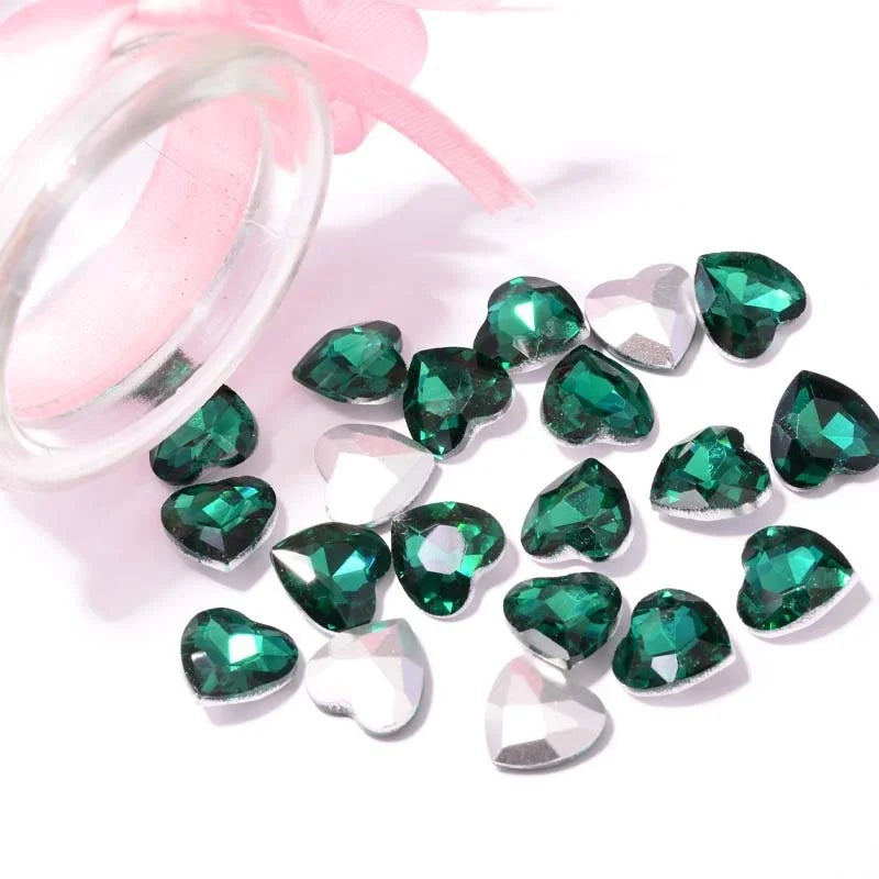 Retail 3D Peach Shaped Diamond Rhinestones Pointed Bottom Crystal DIY Jewelry for Clothing Bags Hats