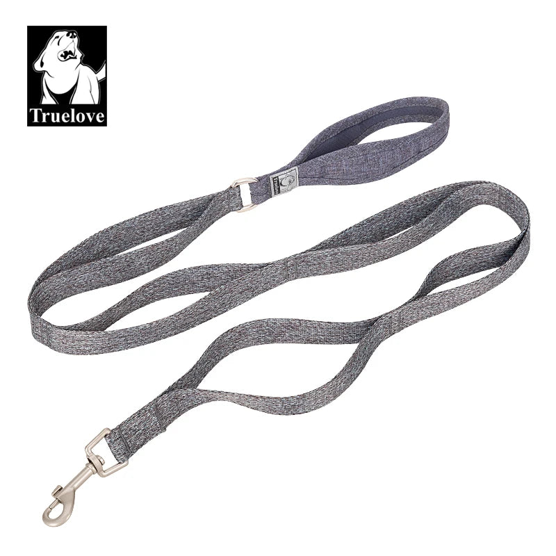 Truelove Wholesale Wholesale Recycled Eco-friendly Polyester Handsfree Pet Dog Leash Muti-handle Breathable Mesh Soft Lead Rope