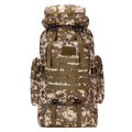 Ready Ship 70L Molle Tactical Backpack 900d Oxford Waterproof Material Fashionable Canvas Zipper for Men for Hiking Camping