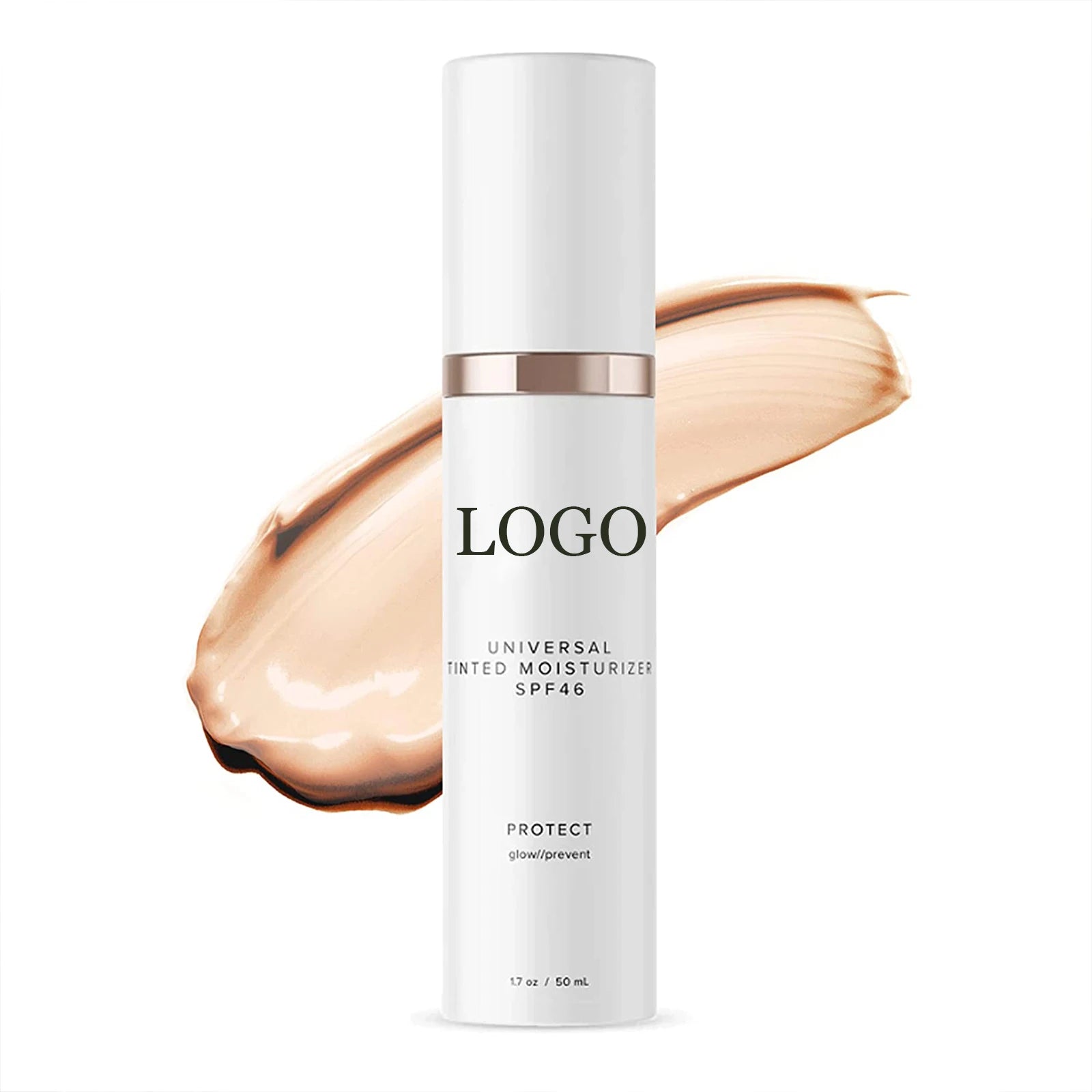 50ml All-In-One Face Lotion Sunscreen Foundation Broad Spectrum Protection UVA UVB Rays Tinted Sunscreen Organic Herbal