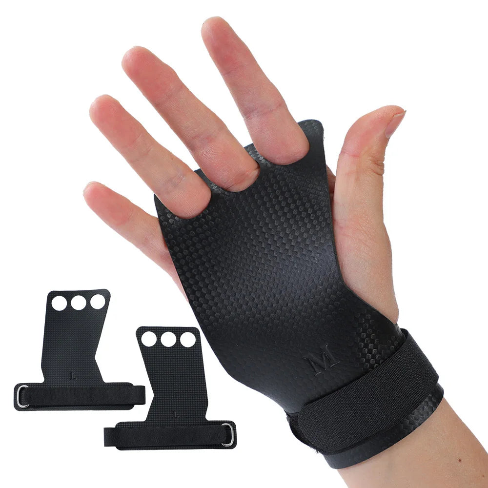 Gymnastics Carbon Fiber Hand Grips Palm Protection and Wrist Support
