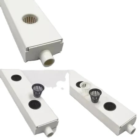 Greenhouse Vegetables Lettuce Growing System Nft Channel Grow Tube Flat Bed a Frame System