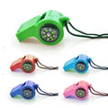 Customized Logo Multi Color Plastic Whistle Emergency Survival Rescue Safety Kids Toy Whistle for Outdoor