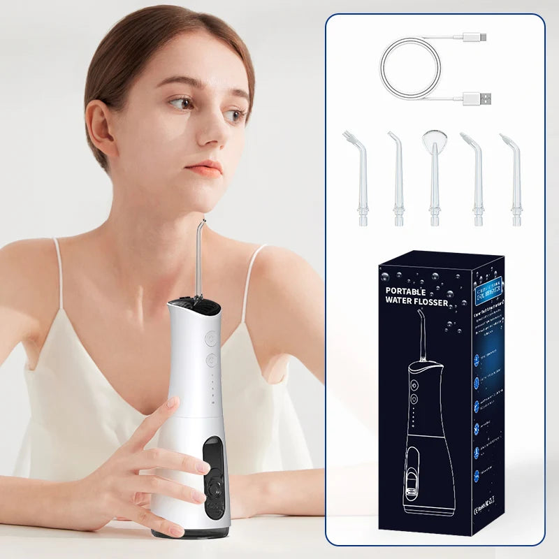 Customizable Logo Dental Flosser Cordless Portable Electric Water Pick Jet for Oral Irrigator Water Teeth Cleaning Jet