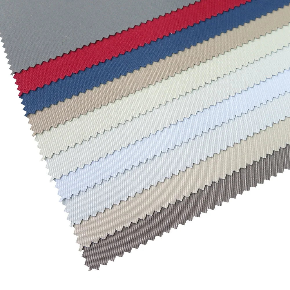 Made in China Line Blackout Pvc Coated Coating Roller Blind Shade Plain Windows Fabric Stock Lots 50 M
