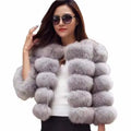 Women 2025 Tops Women Elegant Thick Warm Faux Fur Jackets S-5XL Mink Coats Autumn Winter Fluffy Black Faux Fur Coat