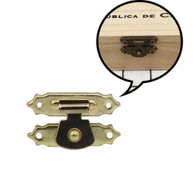 GeXin A062 Metal Decorative Press Lock with Customizable Bronze Color for Boxes