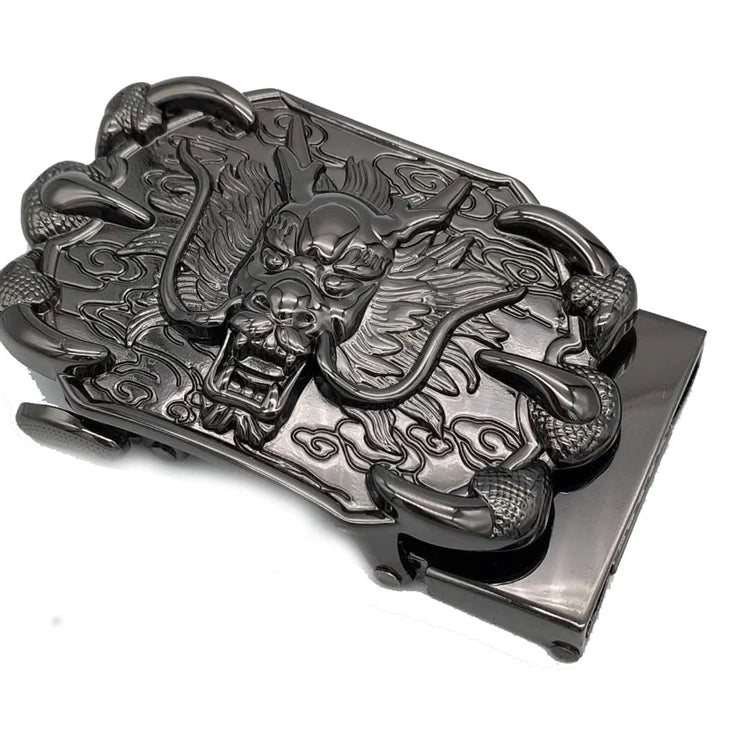 Automatic Belt Buckle Zinc Alloy  Metal Belt Buckle Retro-inspired  Belt Buckle for Men