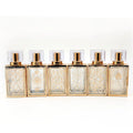 Wholesale Fragrance Cosmetic Packaging Luxury Empty 50ml Custom UV Mist Spray Screw Neck Perfume Glass Bottle
