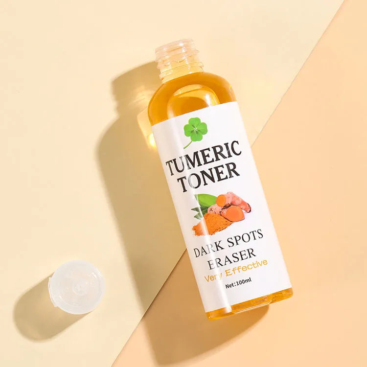Private Label Turmeric Toner Dark Spots Eraser Brightening Skin Even Skin Tone Fades Blemishes Acne Remove Whitening Face Toner