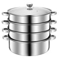 New Product Ideas 2024 Wholesale of High Quality Cooking Steamer Stainless Steel Food Steamer Steamer Pot With Lid