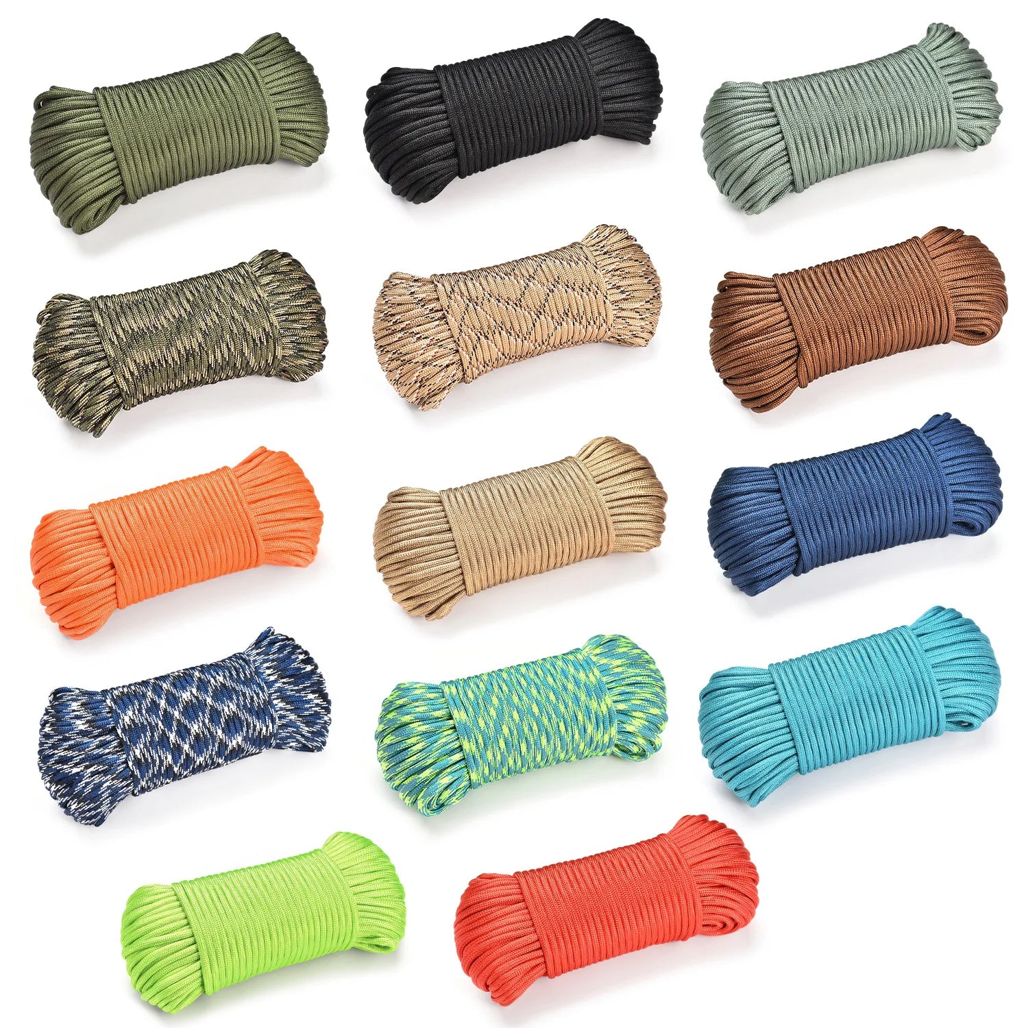 650 10-core Parachute Cord Survival Rope Diy Para Cord Bracelet Rope 100 FT Multifunction Tent Rope