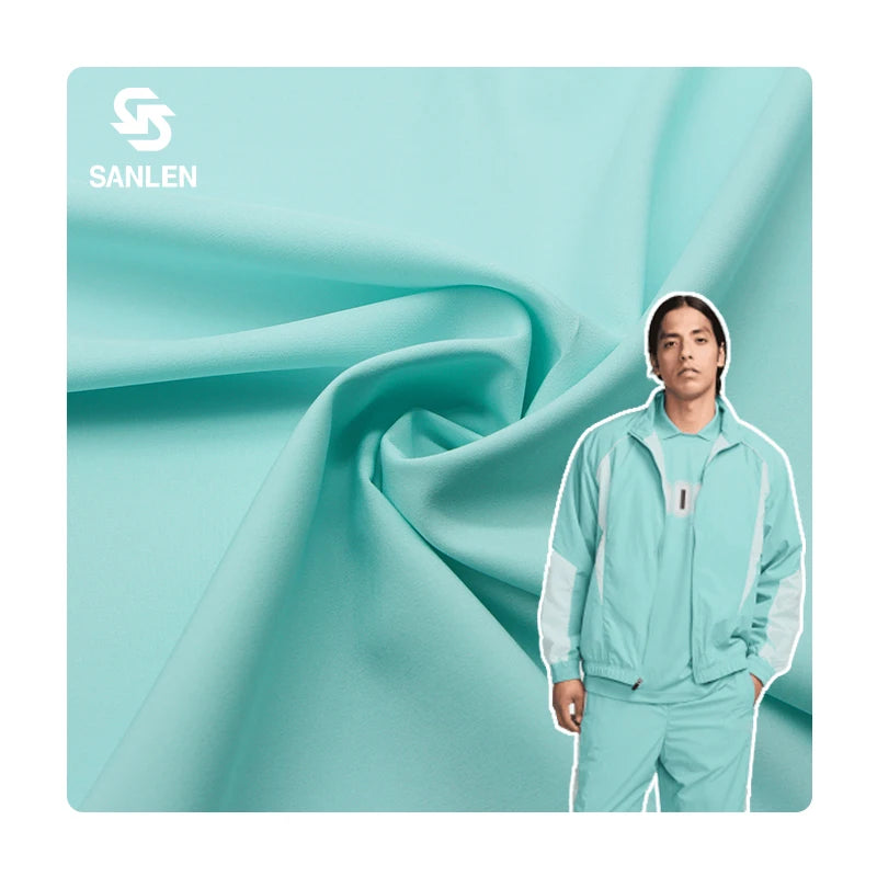 High Elastic 100D Woven Outdoor Pants Jacket 4 Way Stretch 92% Polyester 8% Spandex Fabric for Tracksuit