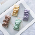 Fashion PU Leather Hair Clip Elegant Barrette for Women Girls Sweet Hairpins Barrettes Korean Winter Hair Accessories Gifts
