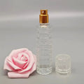 30ml Perfume Sub-packed Glass Bottle Hydrating Spray Bottle Travel Luxury Liquid Press Sample Spray Gold Silver Bottle