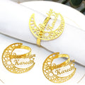 Wholesale Modern Metal Eco-Friendly Party Napkin Rings for Dining Table Decor