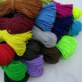 Factory Wholesale 1.5mm 2mm 3mm 4mm 5mm 8mm 15mm Strong Stretch Round Braided Elastic Drawstring Cord
